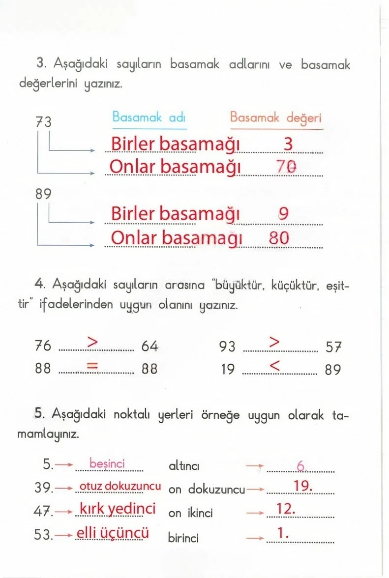 2. Sınıf Matematik Ders Kitabı Cevapları Anka Yayınları Sayfa 93 Çözüm Görseli