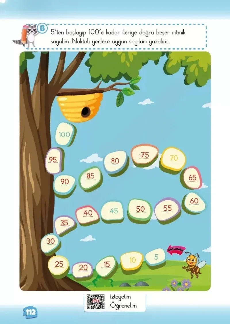 2. Sınıf Matematik Ders Kitabı Cevapları Meb Yayınları 1.Kitap Sayfa 112 Çözüm Görseli