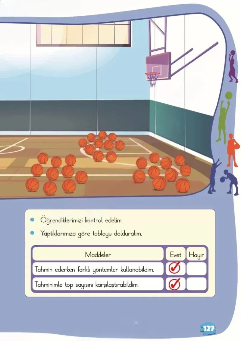 2. Sınıf Matematik Ders Kitabı Cevapları Meb Yayınları 1.Kitap Sayfa 127 Çözüm Görseli