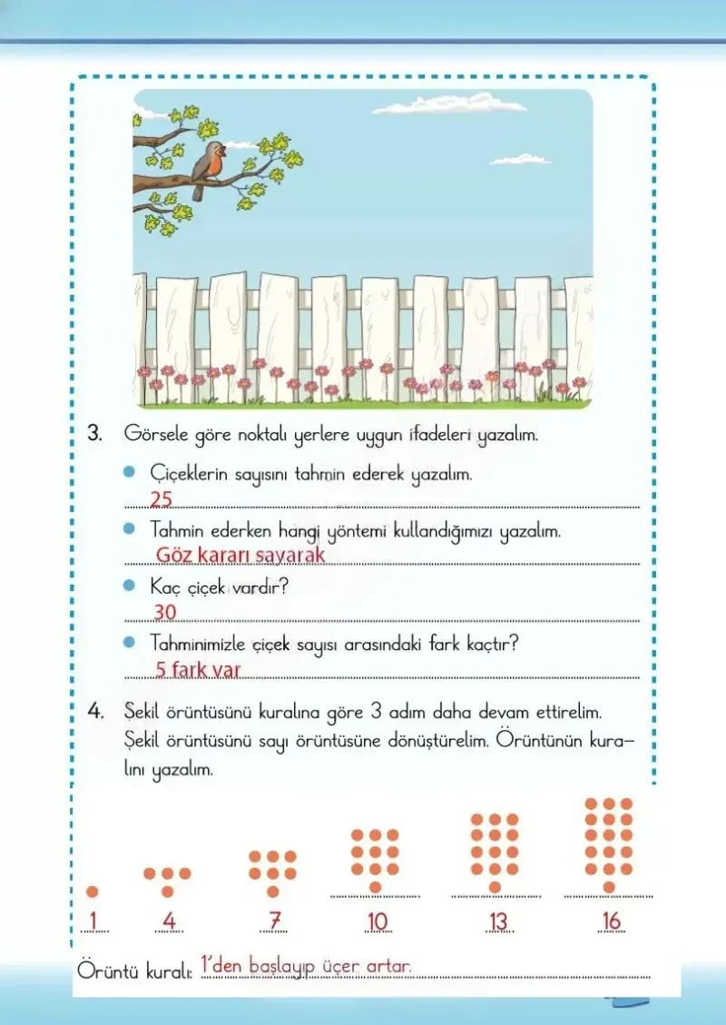 2. Sınıf Matematik Ders Kitabı Cevapları Meb Yayınları 1.Kitap Sayfa 129 Çözüm Görseli