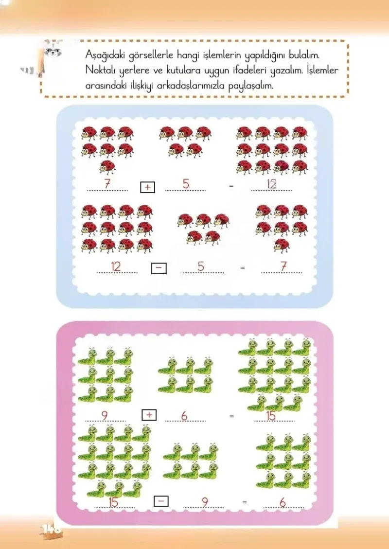 2. Sınıf Matematik Ders Kitabı Cevapları Meb Yayınları 1.Kitap Sayfa 148 Çözüm Görseli