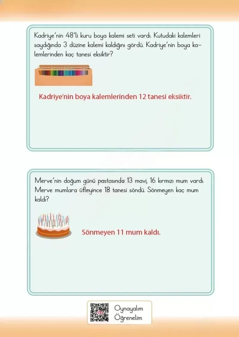 2. Sınıf Matematik Ders Kitabı Cevapları Meb Yayınları 1.Kitap Sayfa 153 Çözüm Görseli