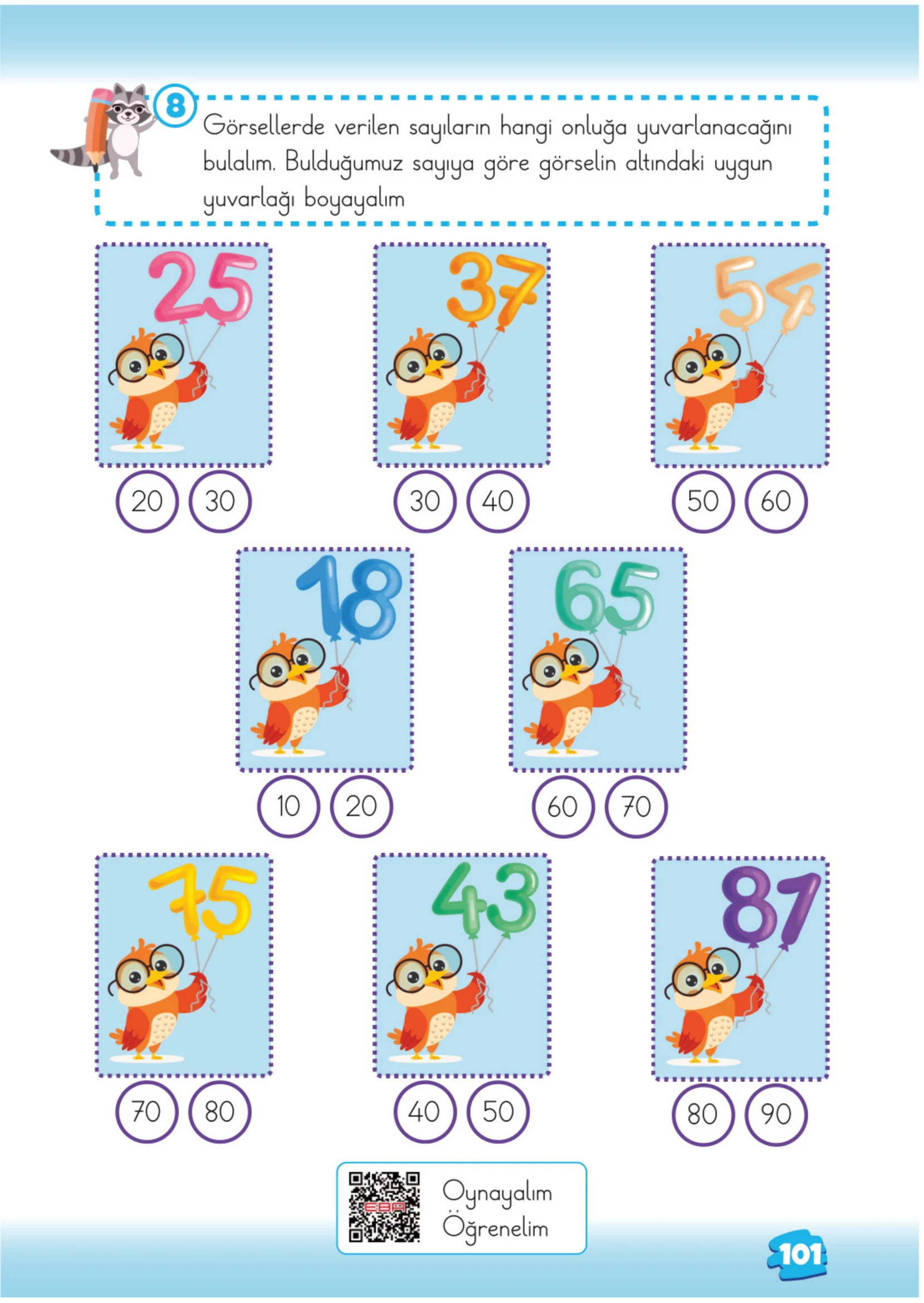 2. Sınıf Matematik Ders Kitabı Cevapları Meb Yayınları 1. Kitap Sayfa 101