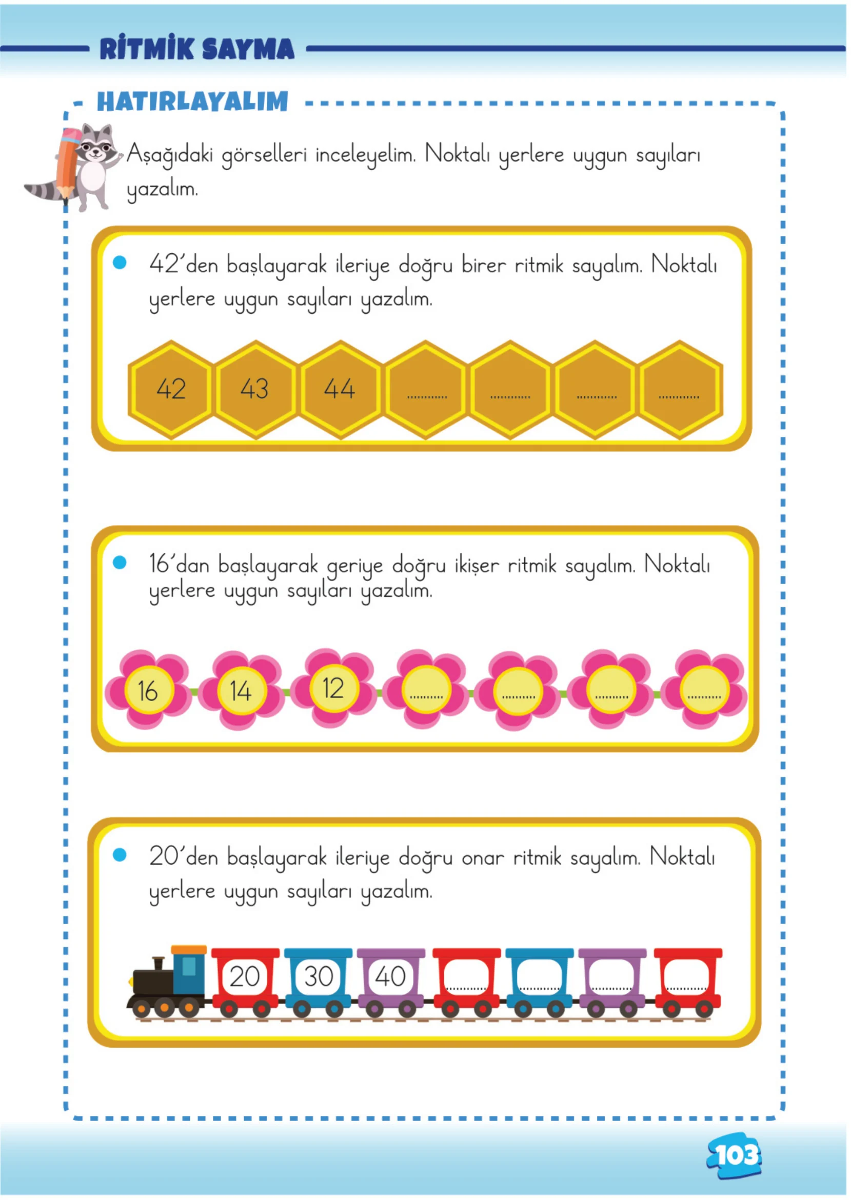 2. Sınıf Matematik Ders Kitabı Cevapları Meb Yayınları 1. Kitap Sayfa 103