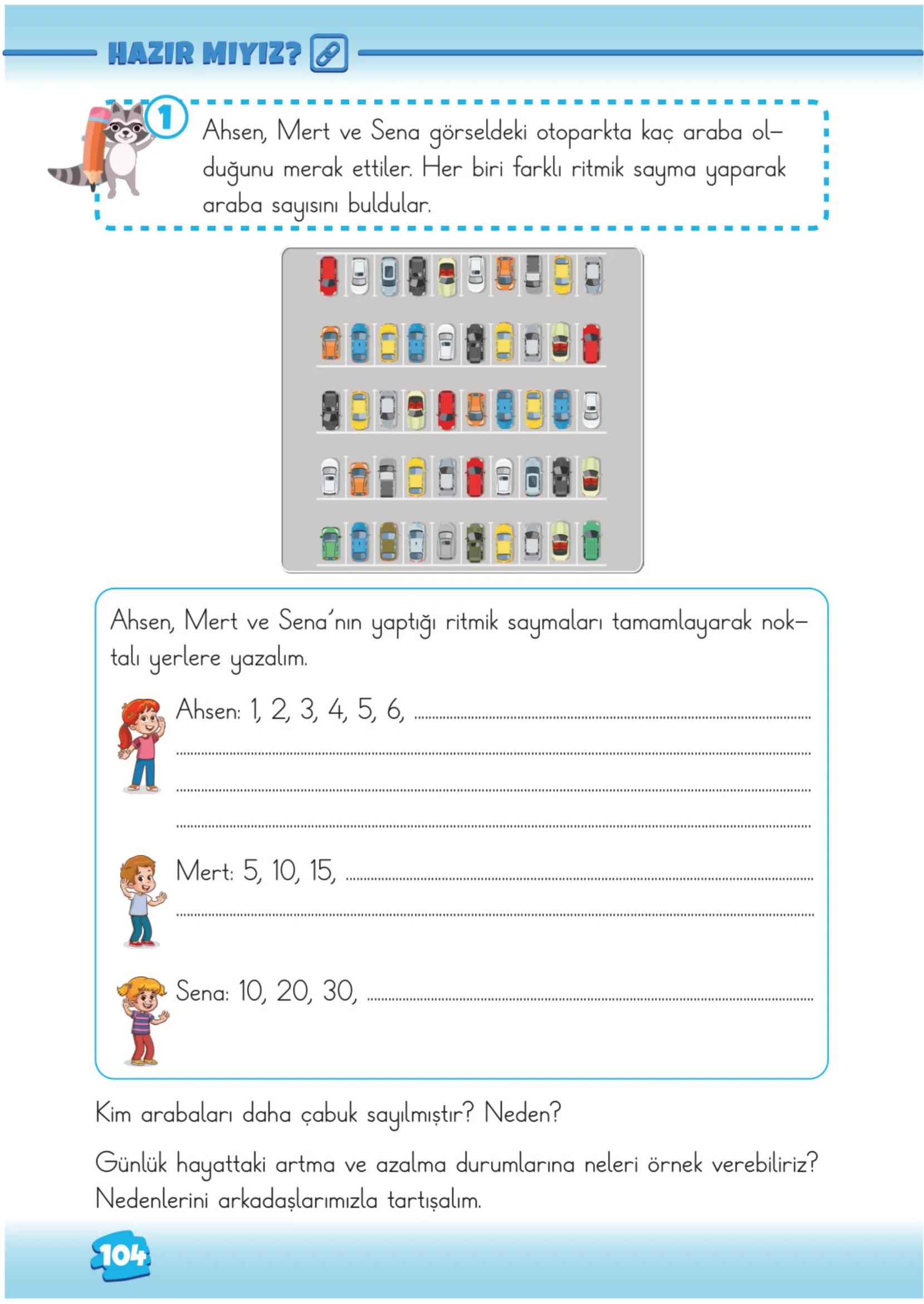 2. Sınıf Matematik Ders Kitabı Cevapları Meb Yayınları 1. Kitap Sayfa 104