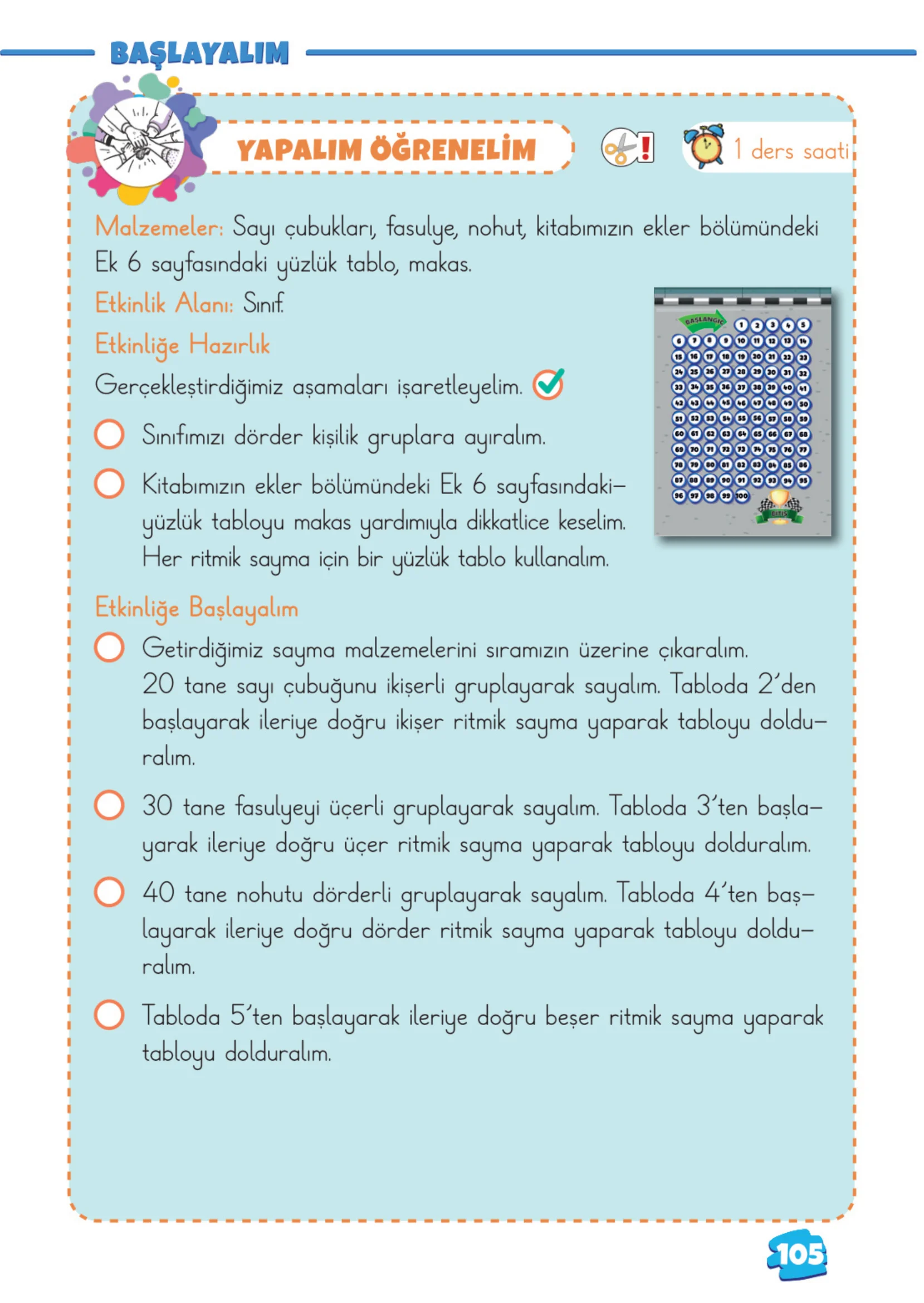 2. Sınıf Matematik Ders Kitabı Cevapları Meb Yayınları 1. Kitap Sayfa 105