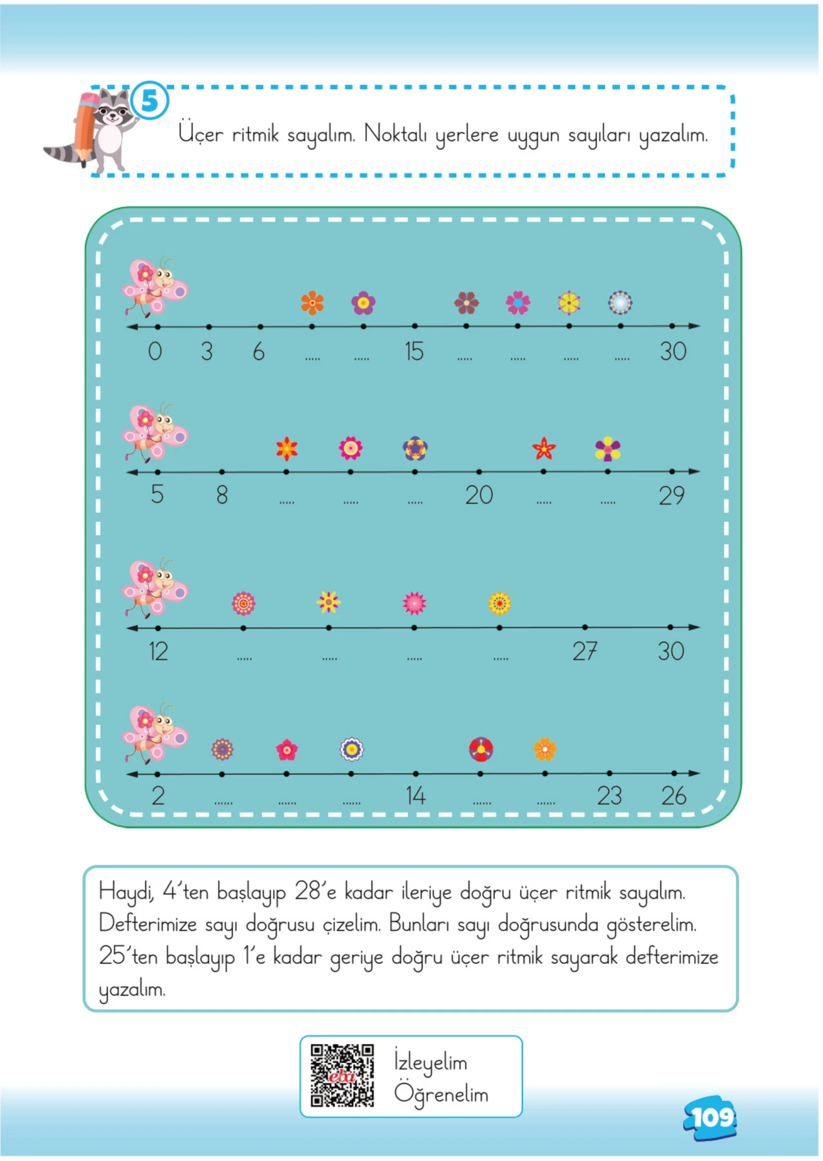 2. Sınıf Matematik Ders Kitabı Cevapları Meb Yayınları 1. Kitap Sayfa 109