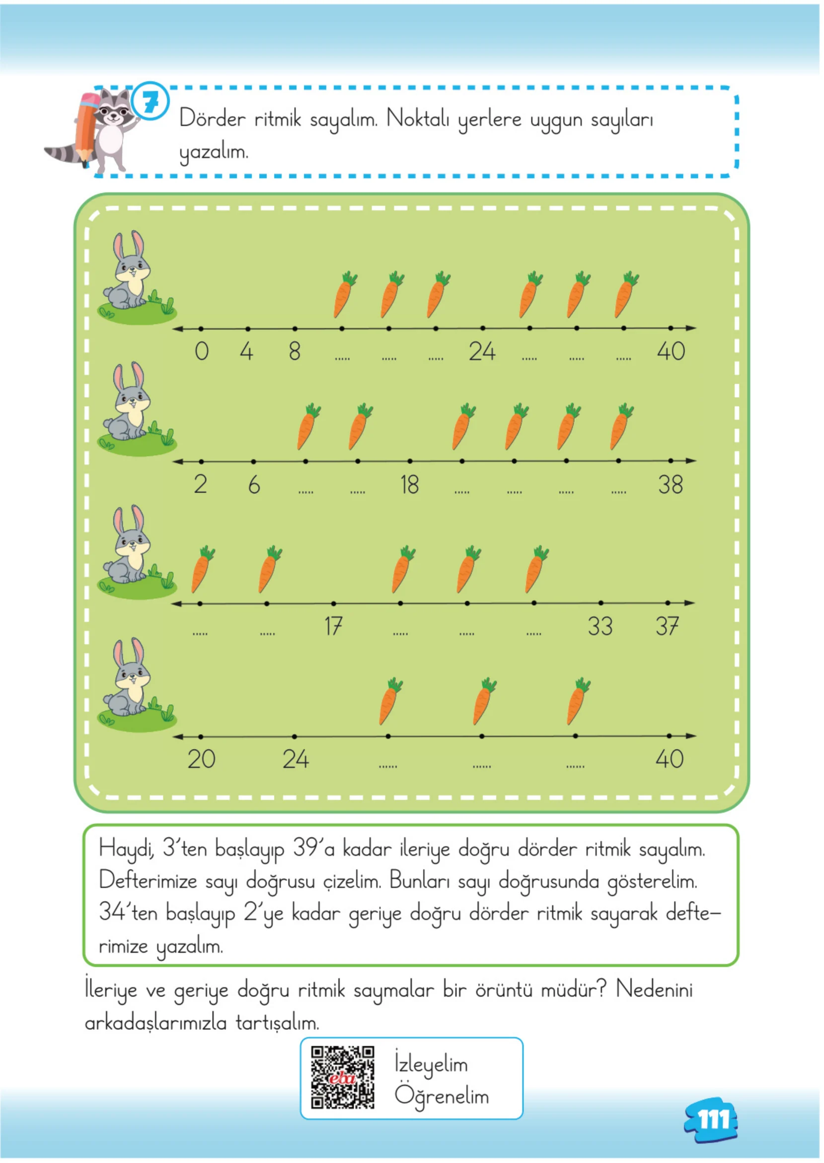 2. Sınıf Matematik Ders Kitabı Cevapları Meb Yayınları 1. Kitap Sayfa 111