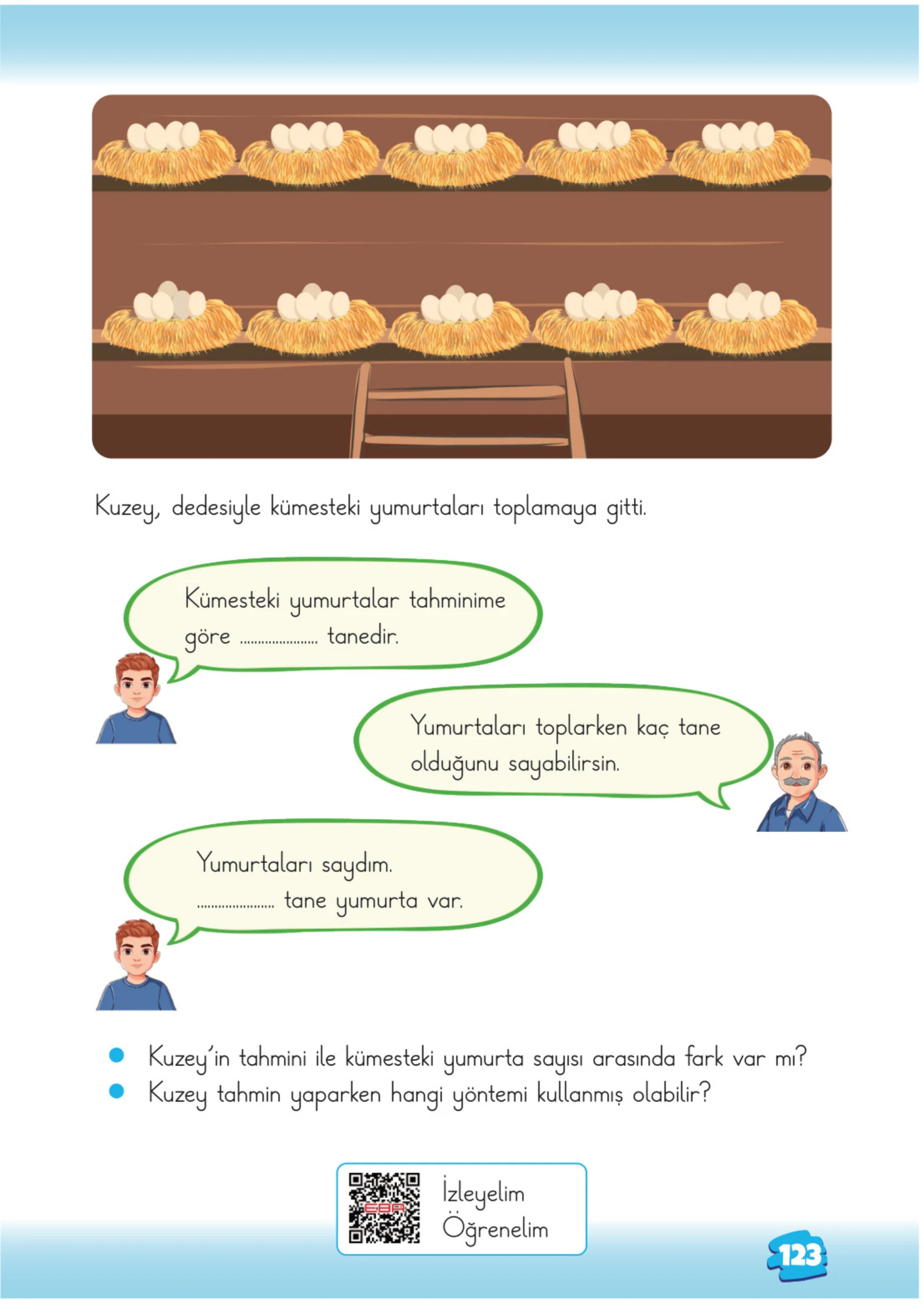 2. Sınıf Matematik Ders Kitabı Cevapları Meb Yayınları 1. Kitap Sayfa 123