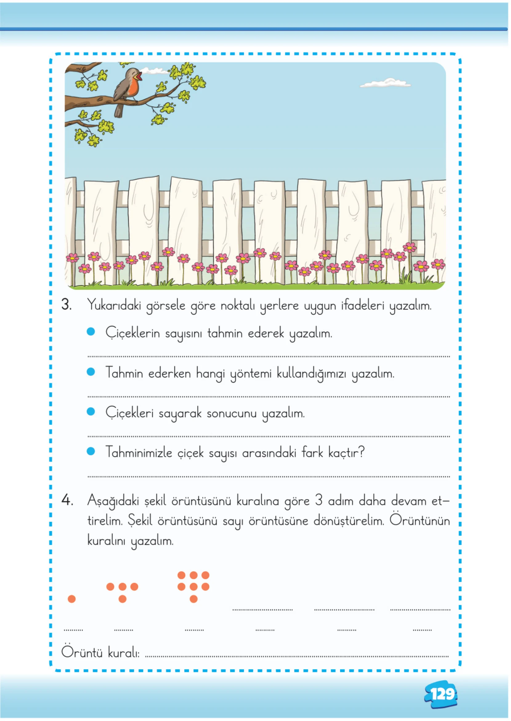 2. Sınıf Matematik Ders Kitabı Cevapları Meb Yayınları 1. Kitap Sayfa 129