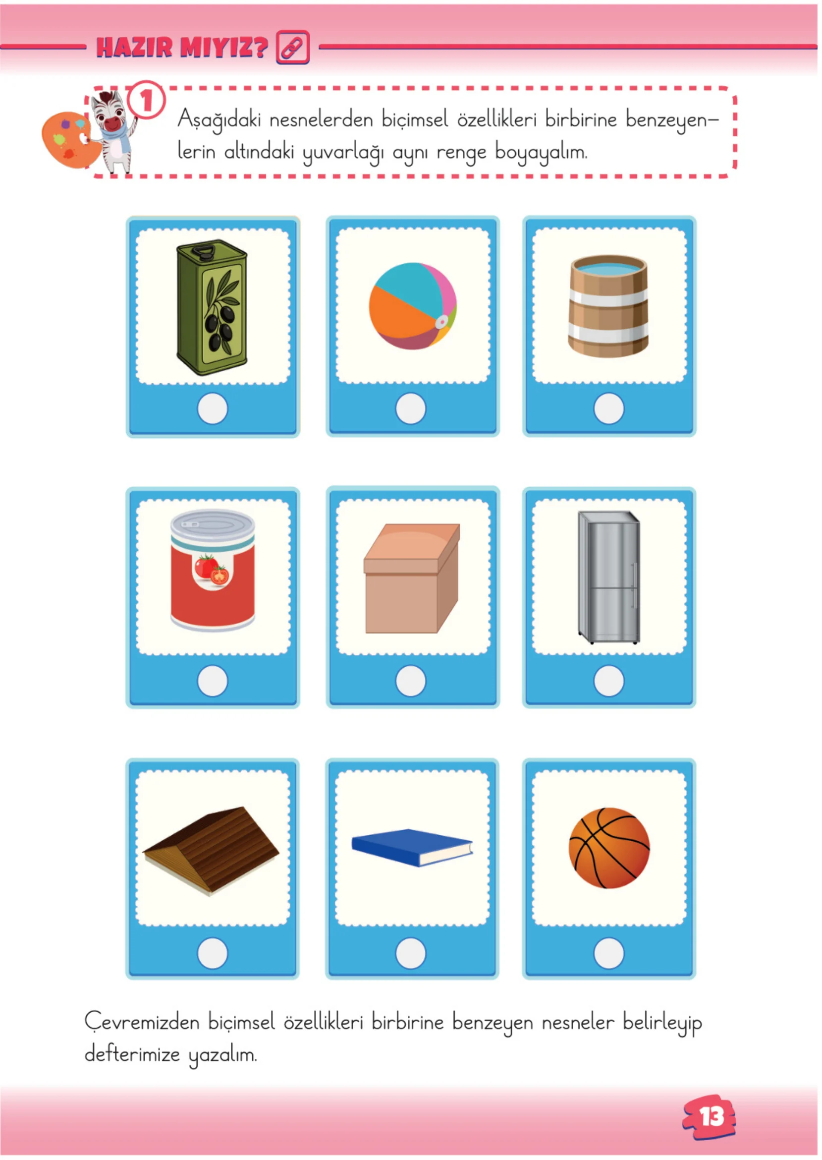 2. Sınıf Matematik Ders Kitabı Cevapları Meb Yayınları 1. Kitap Sayfa 13