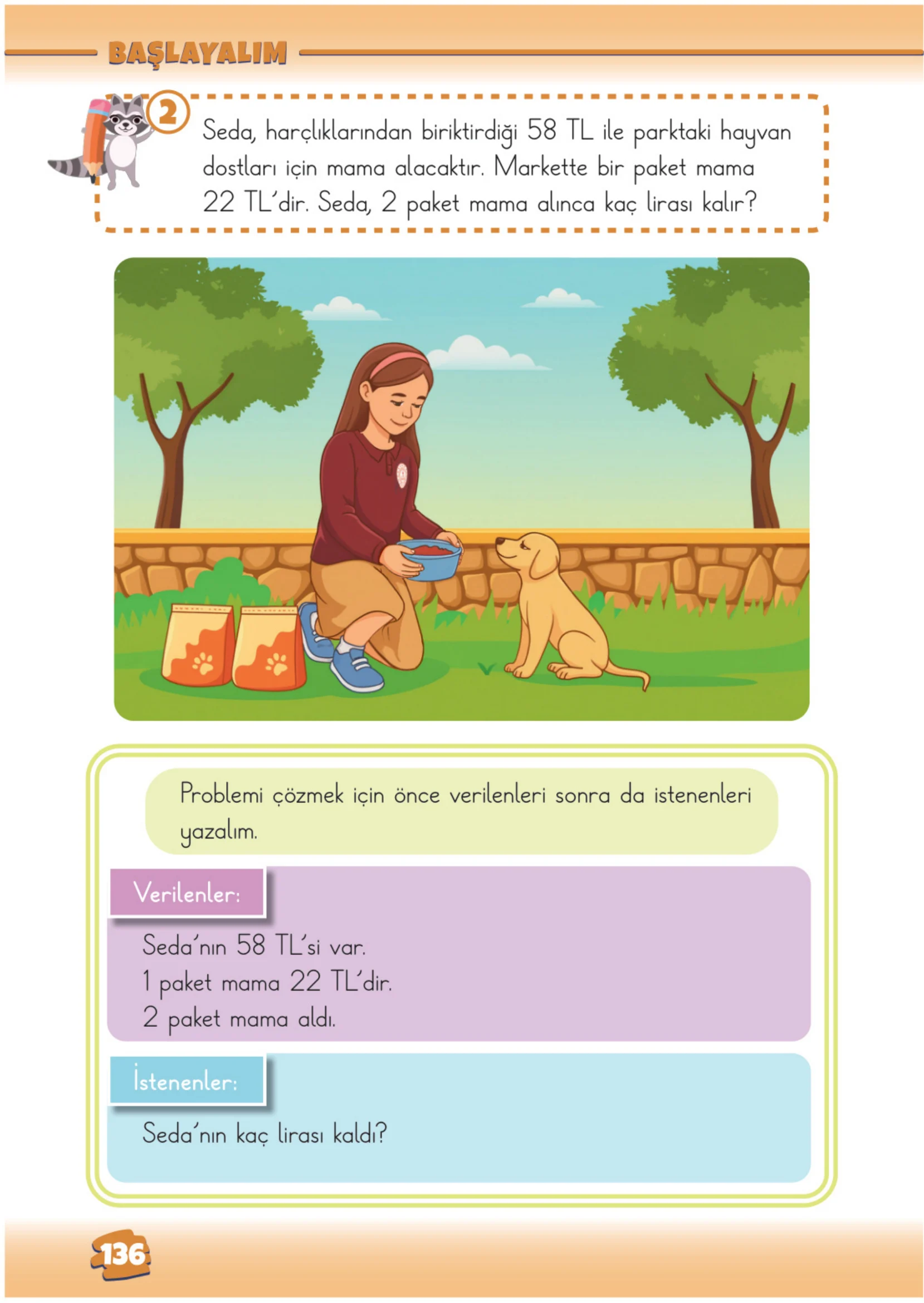 2. Sınıf Matematik Ders Kitabı Cevapları Meb Yayınları 1. Kitap Sayfa 136