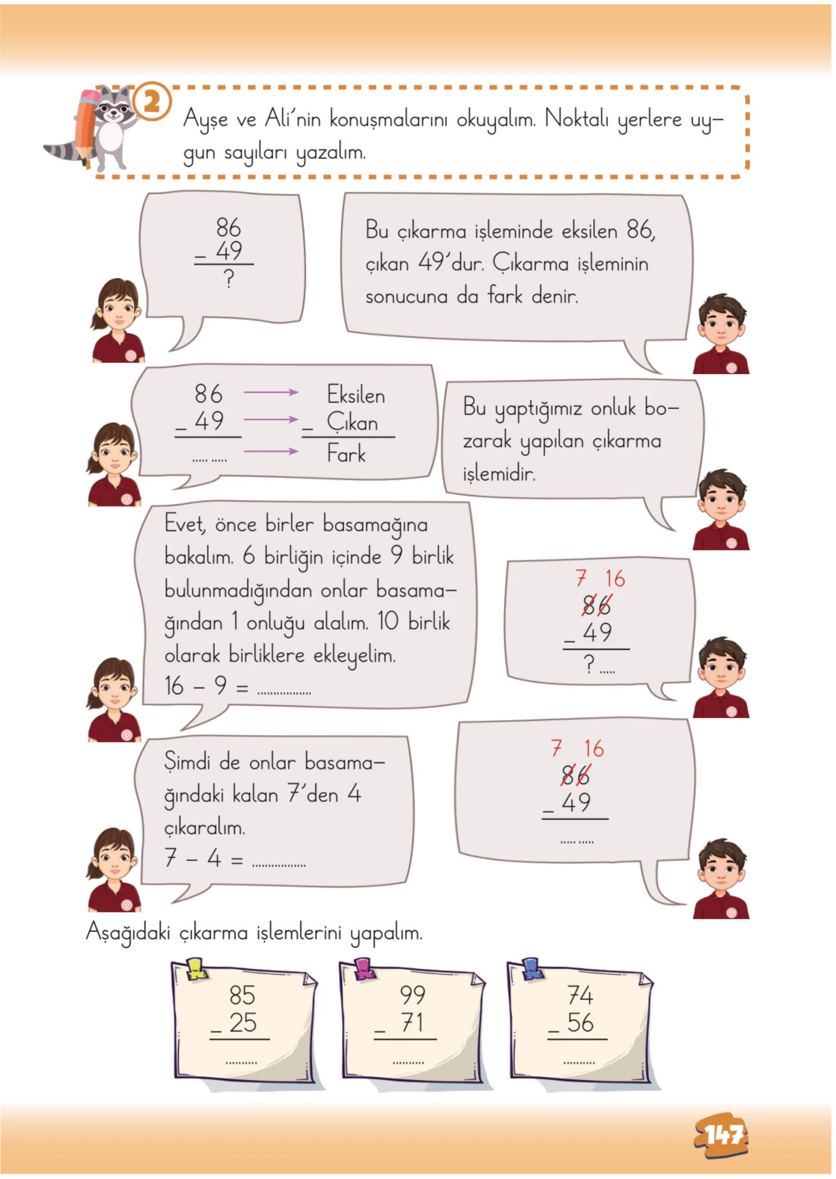 2. Sınıf Matematik Ders Kitabı Cevapları Meb Yayınları 1. Kitap Sayfa 147