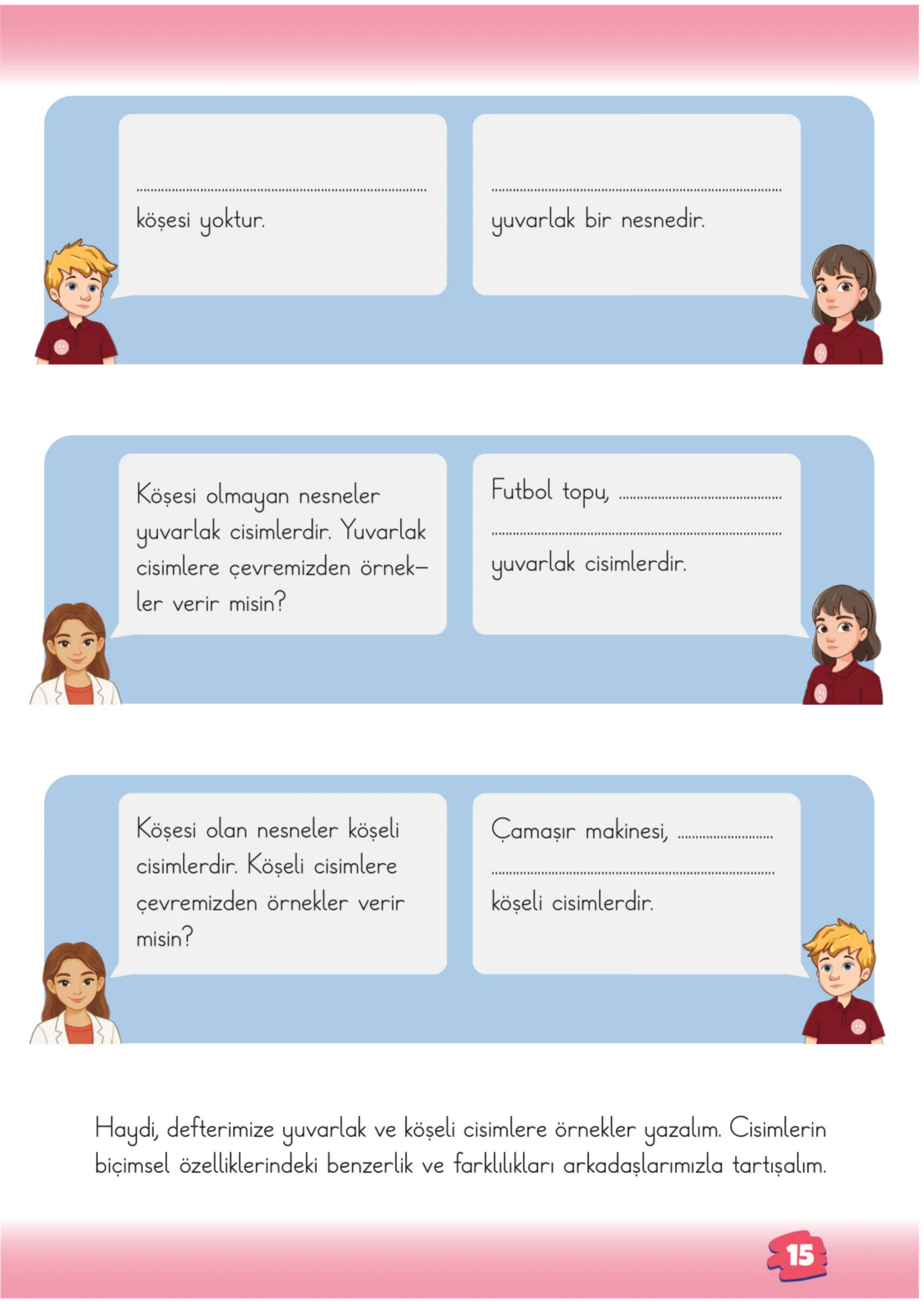 2. Sınıf Matematik Ders Kitabı Cevapları Meb Yayınları 1. Kitap Sayfa 15