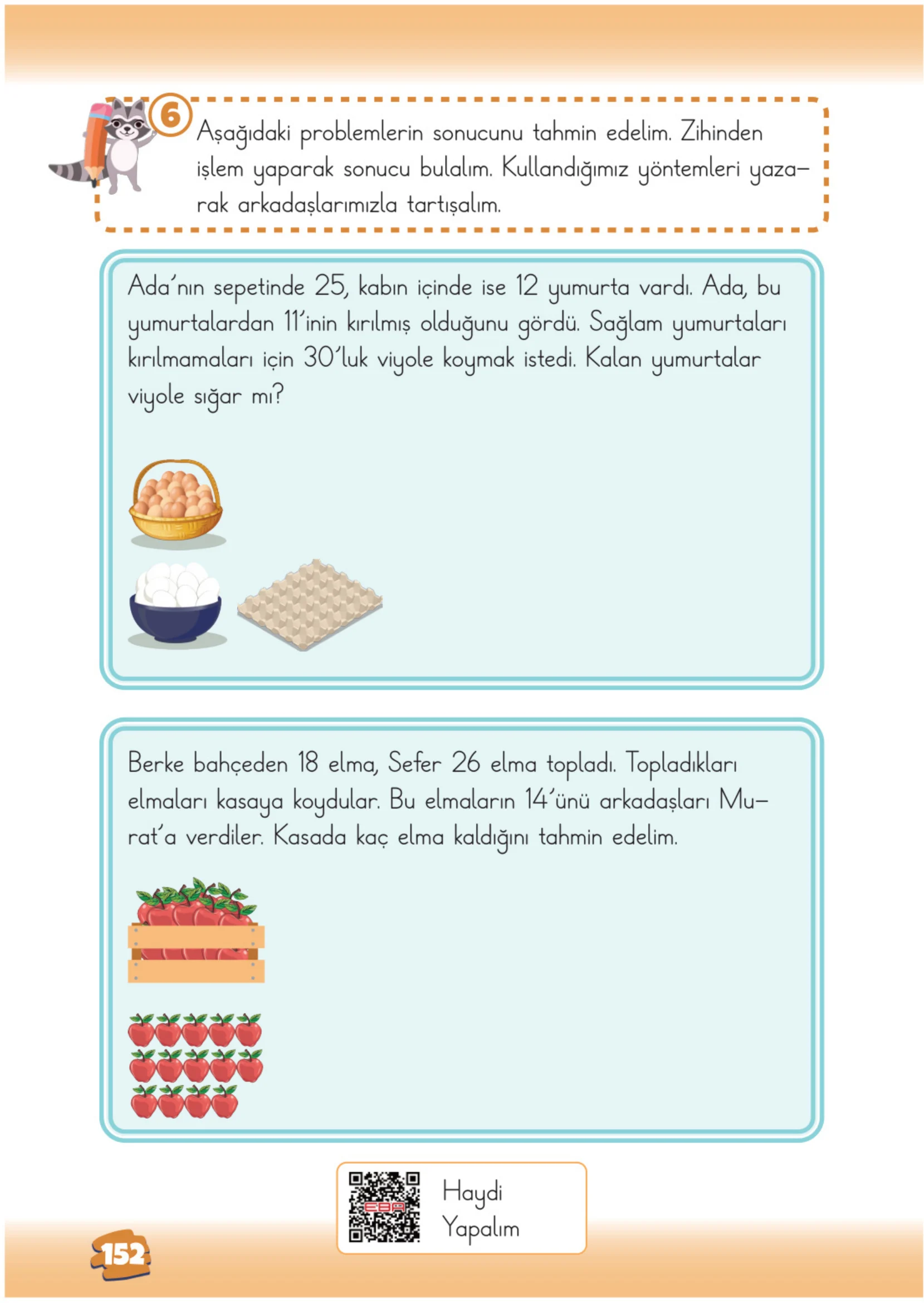 2. Sınıf Matematik Ders Kitabı Cevapları Meb Yayınları 1. Kitap Sayfa 152