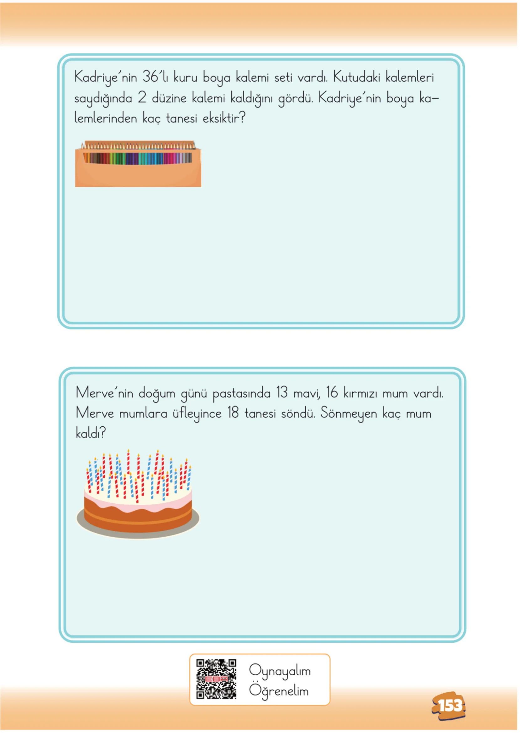 2. Sınıf Matematik Ders Kitabı Cevapları Meb Yayınları 1. Kitap Sayfa 153