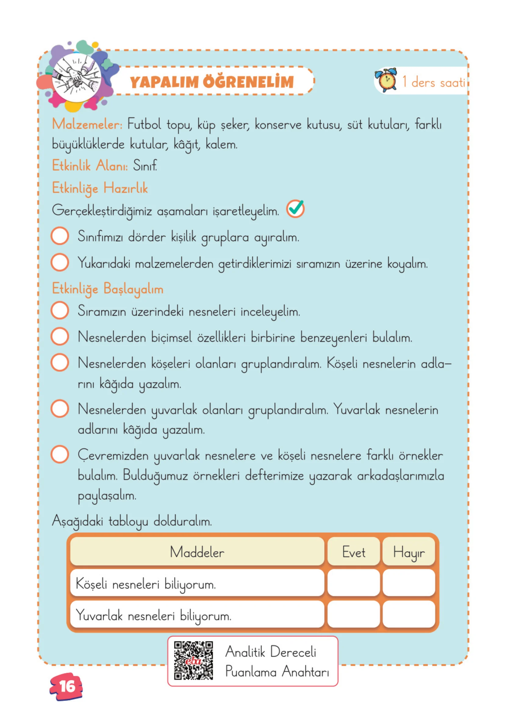 2. Sınıf Matematik Ders Kitabı Cevapları Meb Yayınları 1. Kitap Sayfa 16