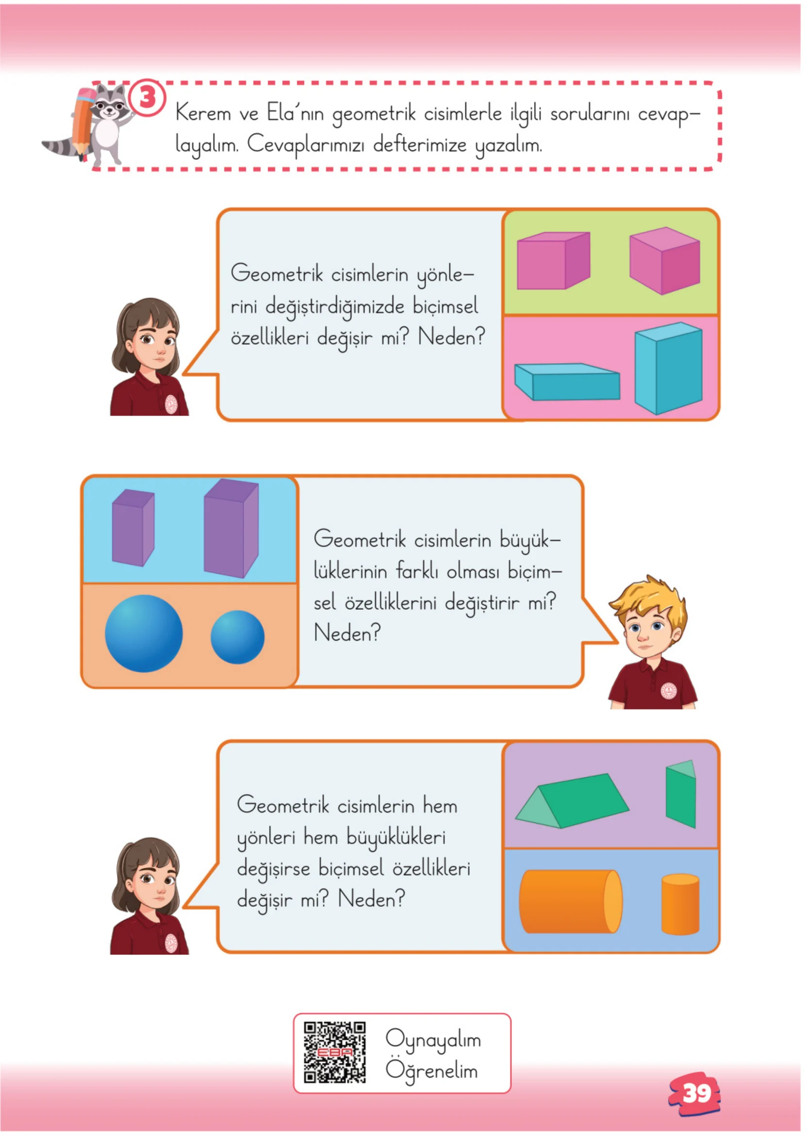 2. Sınıf Matematik Ders Kitabı Cevapları Meb Yayınları 1. Kitap Sayfa 39