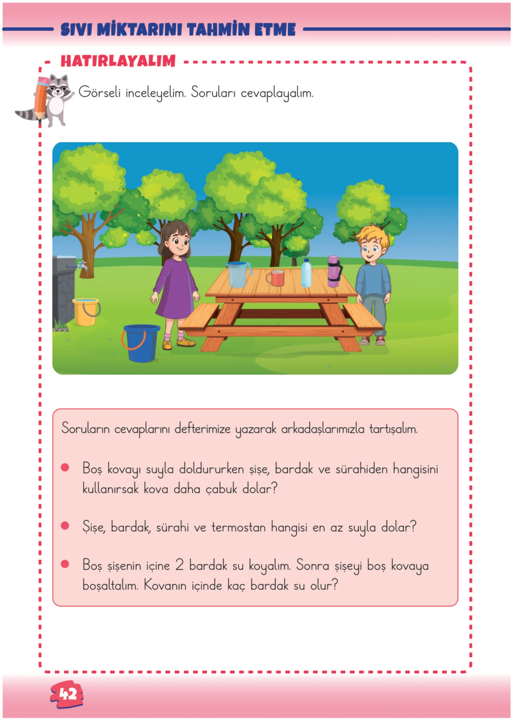 2. Sınıf Matematik Ders Kitabı Cevapları Meb Yayınları 1. Kitap Sayfa 42