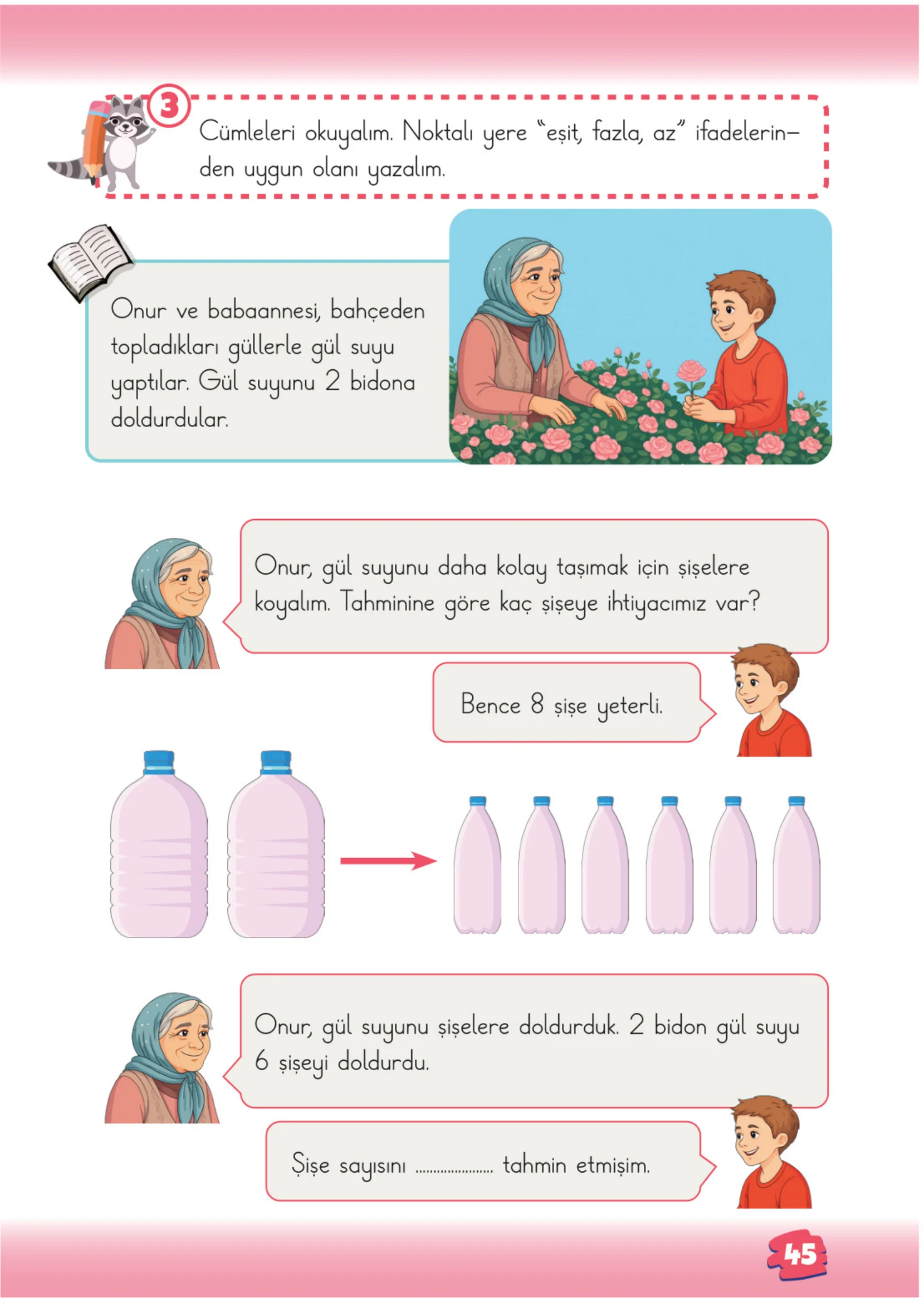 2. Sınıf Matematik Ders Kitabı Cevapları Meb Yayınları 1. Kitap Sayfa 45
