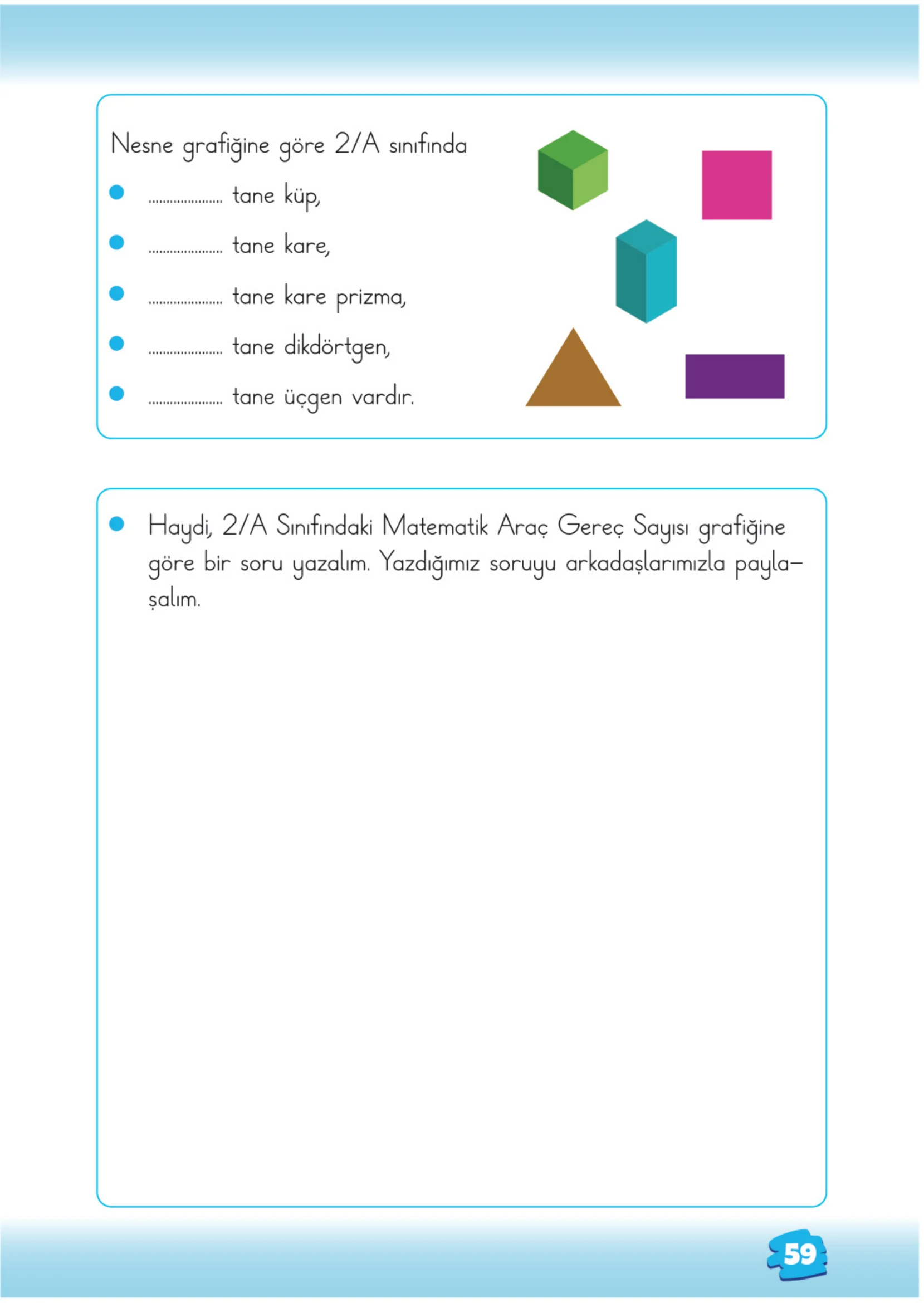 2. Sınıf Matematik Ders Kitabı Cevapları Meb Yayınları 1. Kitap Sayfa 59