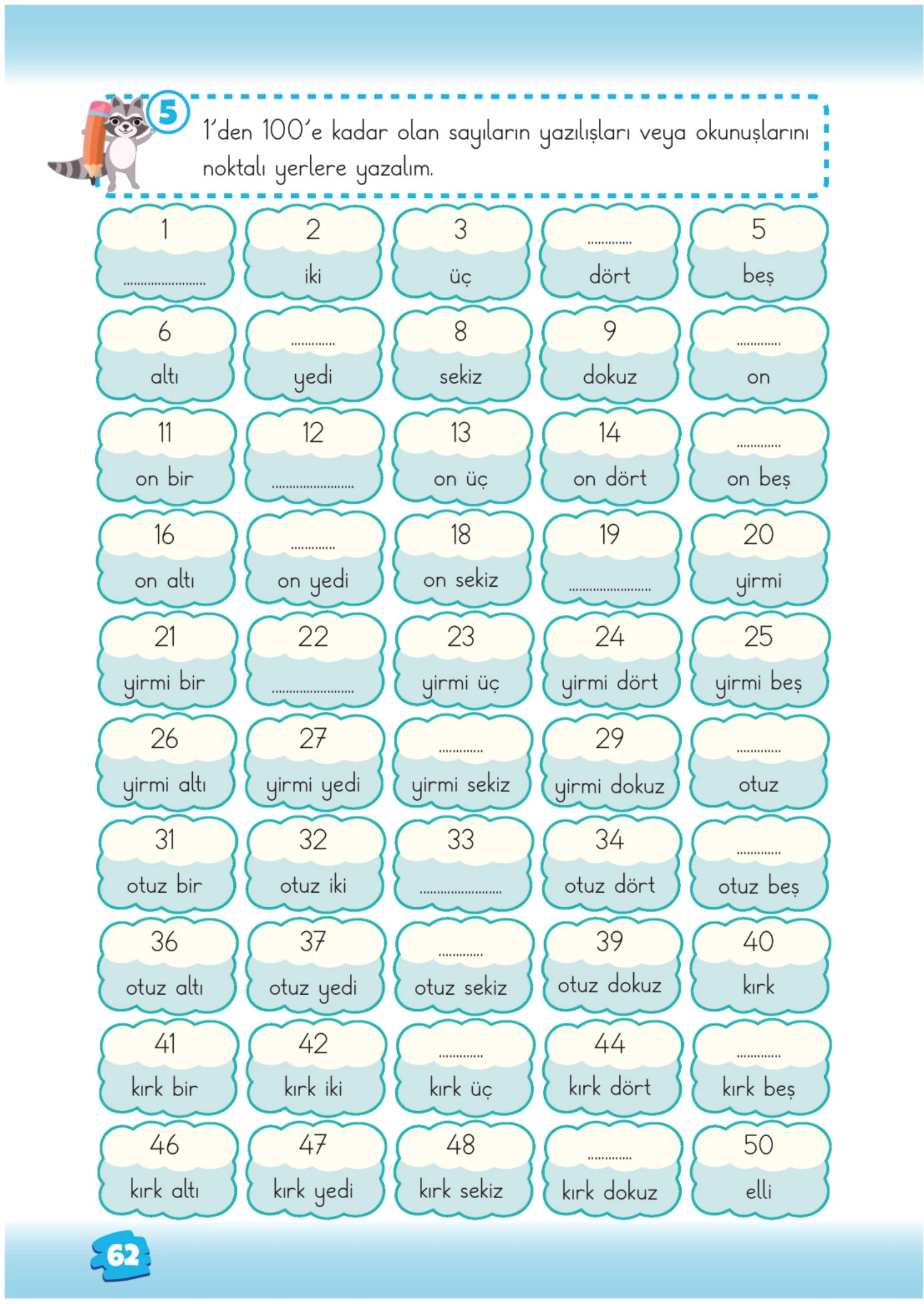 2. Sınıf Matematik Ders Kitabı Cevapları Meb Yayınları 1. Kitap Sayfa 62
