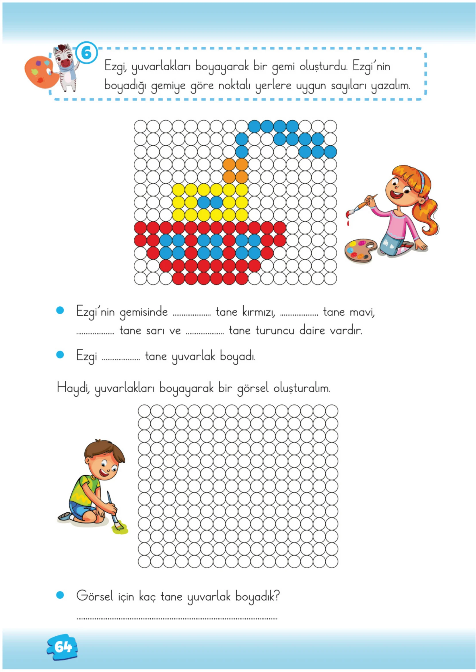 2. Sınıf Matematik Ders Kitabı Cevapları Meb Yayınları 1. Kitap Sayfa 64