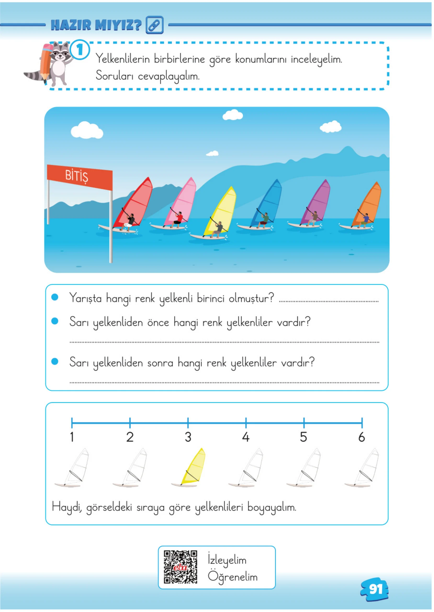 2. Sınıf Matematik Ders Kitabı Cevapları Meb Yayınları 1. Kitap Sayfa 91