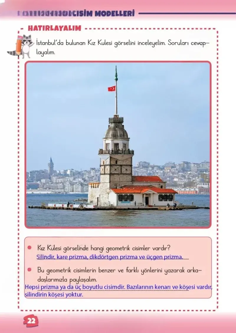 2. Sınıf Matematik Ders Kitabı Cevapları Meb Yayınları 1.Kitap Sayfa 22 Çözüm Görseli