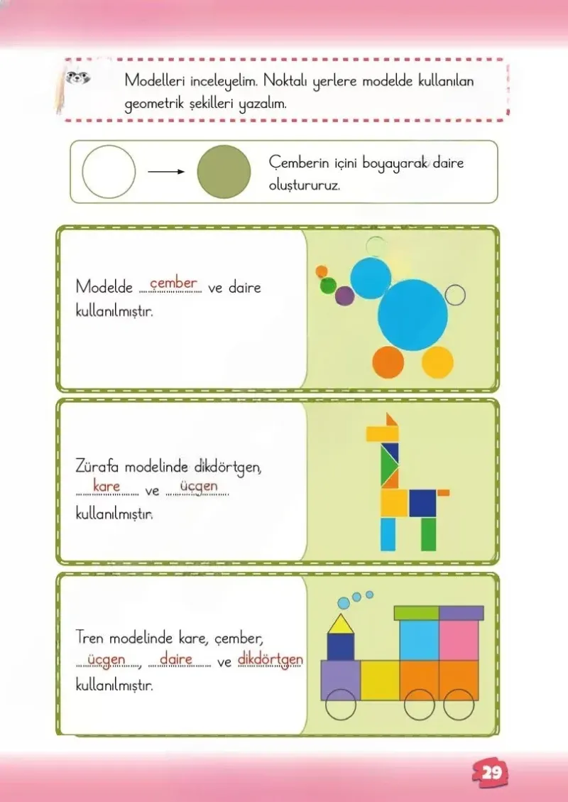 2. Sınıf Matematik Ders Kitabı Cevapları Meb Yayınları 1.Kitap Sayfa 29 Çözüm Görseli