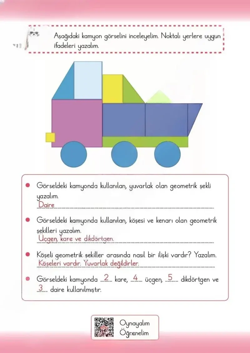 2. Sınıf Matematik Ders Kitabı Cevapları Meb Yayınları 1.Kitap Sayfa 32 Çözüm Görseli