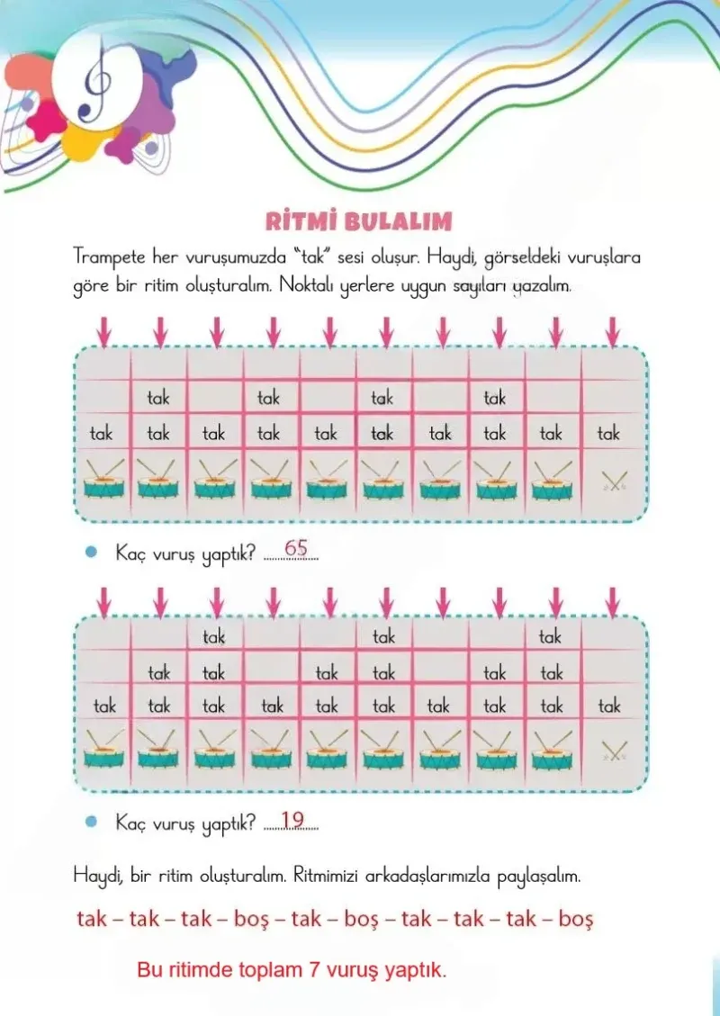 2. Sınıf Matematik Ders Kitabı Cevapları Meb Yayınları 1.Kitap Sayfa 65 Çözüm Görseli