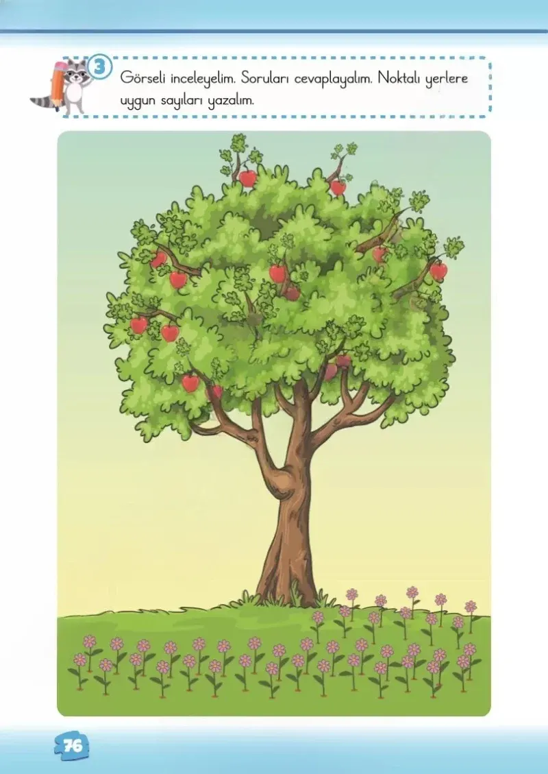 2. Sınıf Matematik Ders Kitabı Cevapları Meb Yayınları 1.Kitap Sayfa 76 Çözüm Görseli