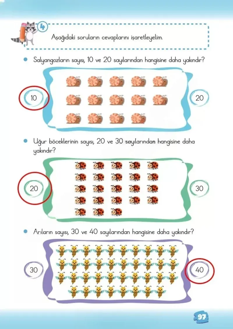 2. Sınıf Matematik Ders Kitabı Cevapları Meb Yayınları 1.Kitap Sayfa 97 Çözüm Görseli