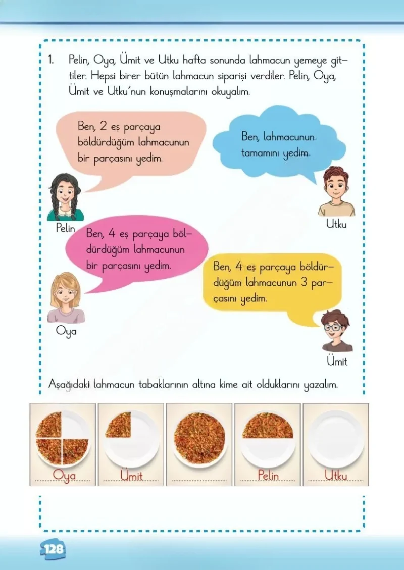 2. Sınıf Matematik Ders Kitabı Cevapları Meb Yayınları 2. Kitap Sayfa 128 Çözüm Görseli