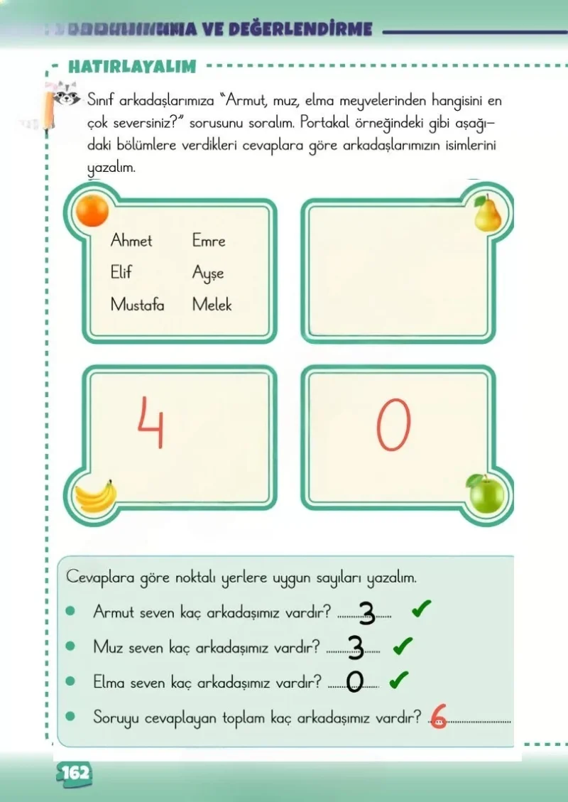 2. Sınıf Matematik Ders Kitabı Cevapları Meb Yayınları 2. Kitap Sayfa 162 Çözüm Görseli