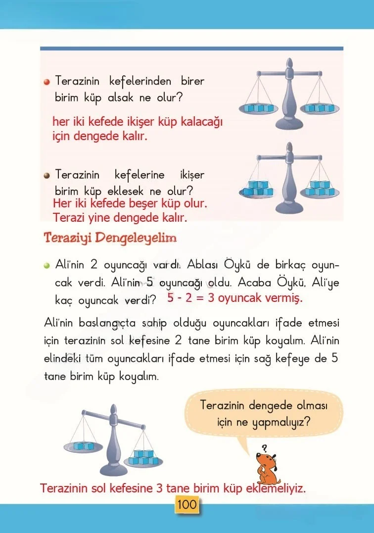 2. Sınıf Matematik Ders Kitabı Cevapları MHG Yayınları Sayfa 100 Çözüm Görseli