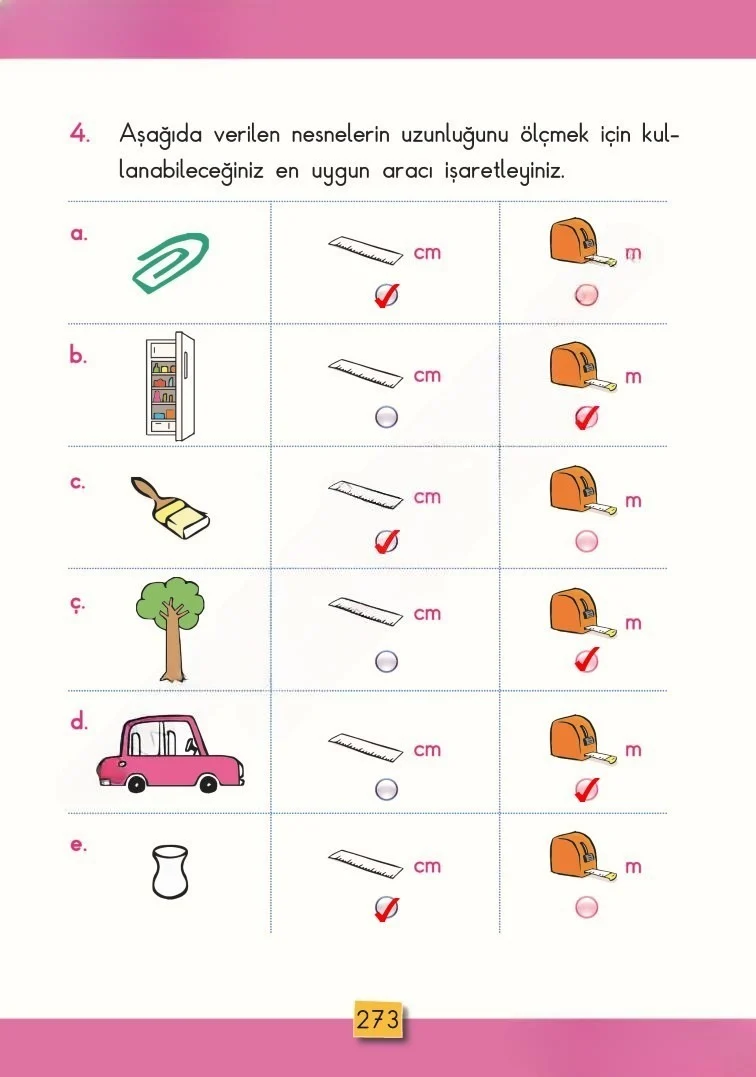 2. Sınıf Matematik Ders Kitabı Cevapları MHG Yayınları Sayfa 273 Çözüm Görseli