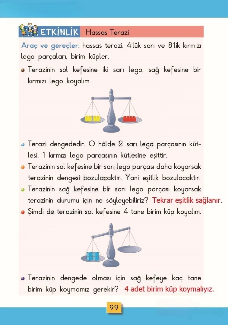 2. Sınıf Matematik Ders Kitabı Cevapları MHG Yayınları Sayfa 99 Çözüm Görseli