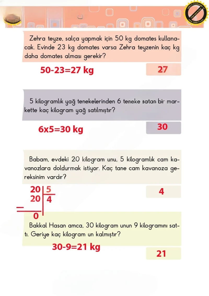 2. Sınıf Matematik Ders Kitabı Cevapları Pasifik Yayınları Sayfa 231 Çözüm Görseli