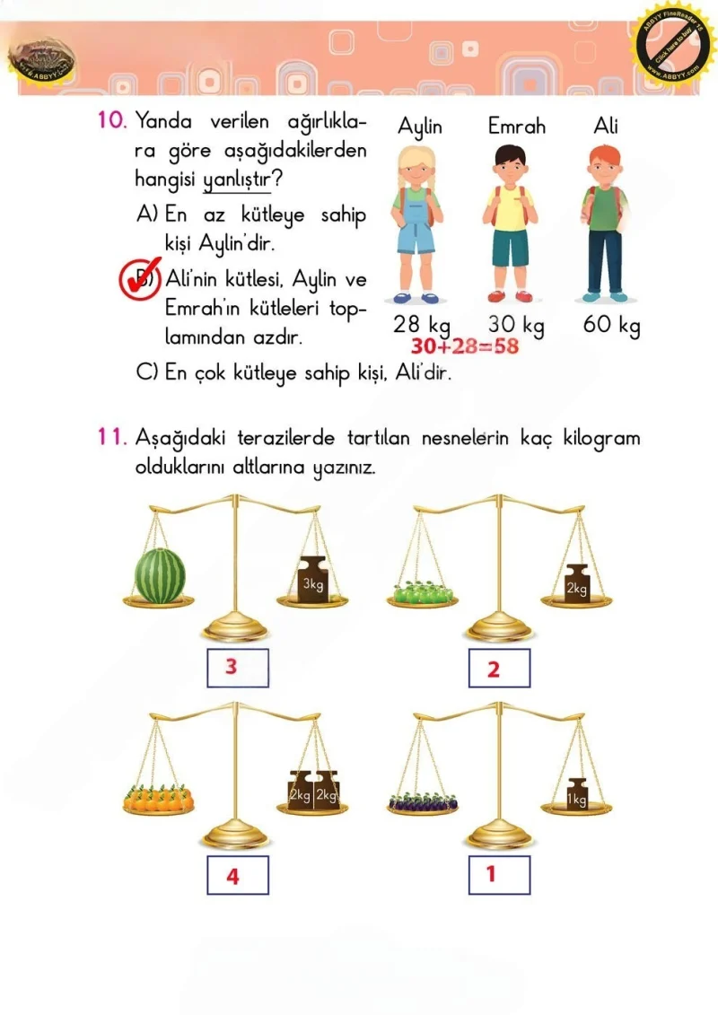 2. Sınıf Matematik Ders Kitabı Cevapları Pasifik Yayınları Sayfa 234 Çözüm Görseli