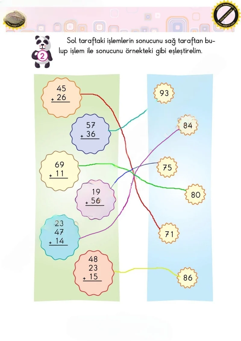 2. Sınıf Matematik Ders Kitabı Cevapları Pasifik Yayınları Sayfa 46 Çözüm Görseli