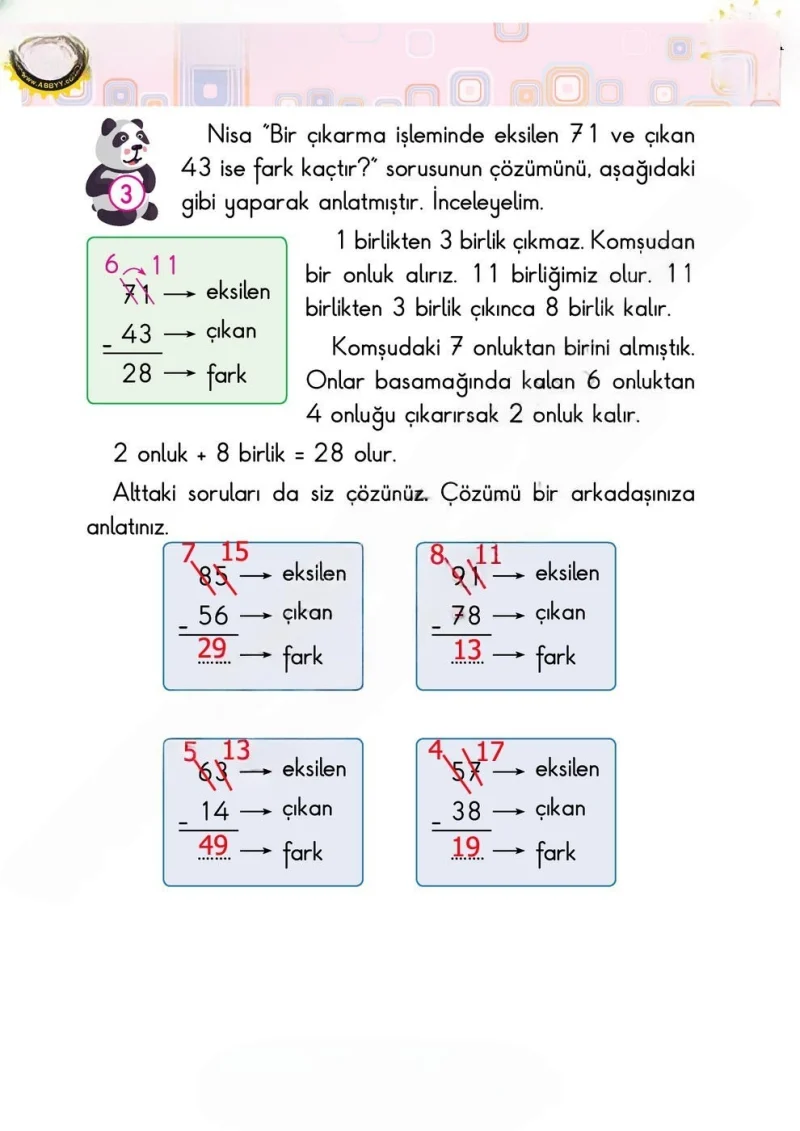 2. Sınıf Matematik Ders Kitabı Cevapları Pasifik Yayınları Sayfa 53 Çözüm Görseli