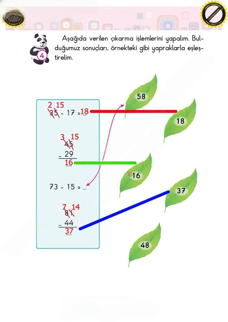 2. Sınıf Matematik Ders Kitabı Cevapları Pasifik Yayınları Sayfa 54 Çözüm Görseli