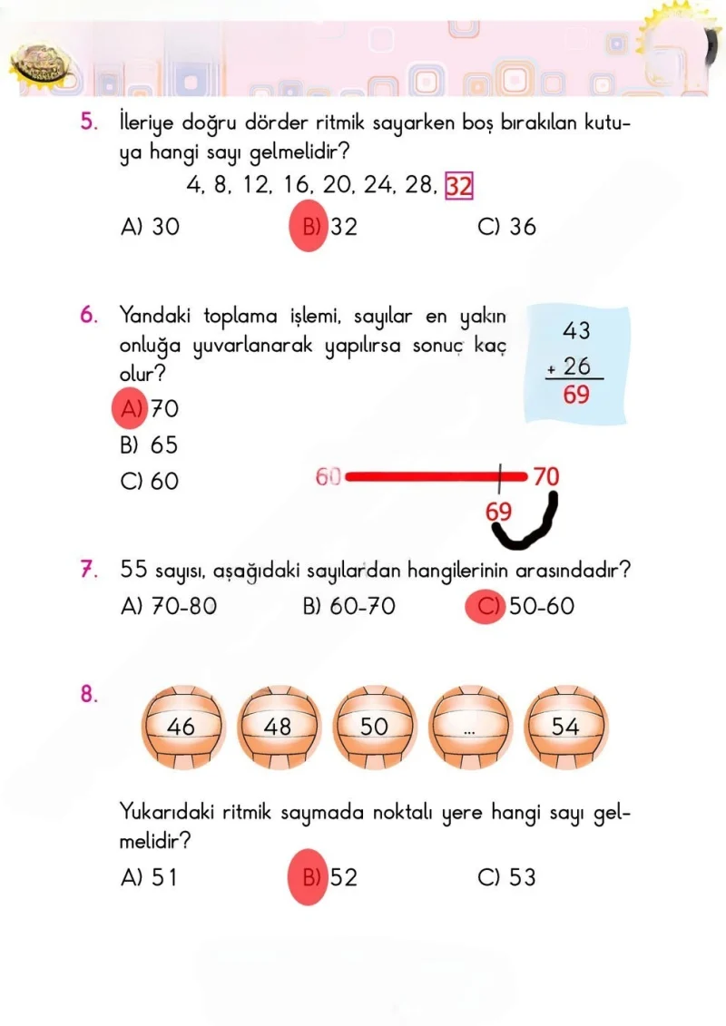 2. Sınıf Matematik Ders Kitabı Cevapları Pasifik Yayınları Sayfa 59 Çözüm Görseli