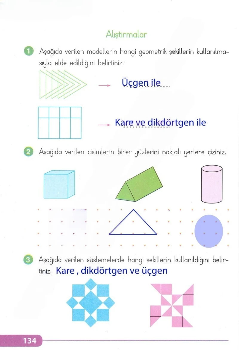 2. Sınıf Matematik Ders Kitabı Cevapları Tekno Artı Yayınları Sayfa 134 Çözüm Görseli