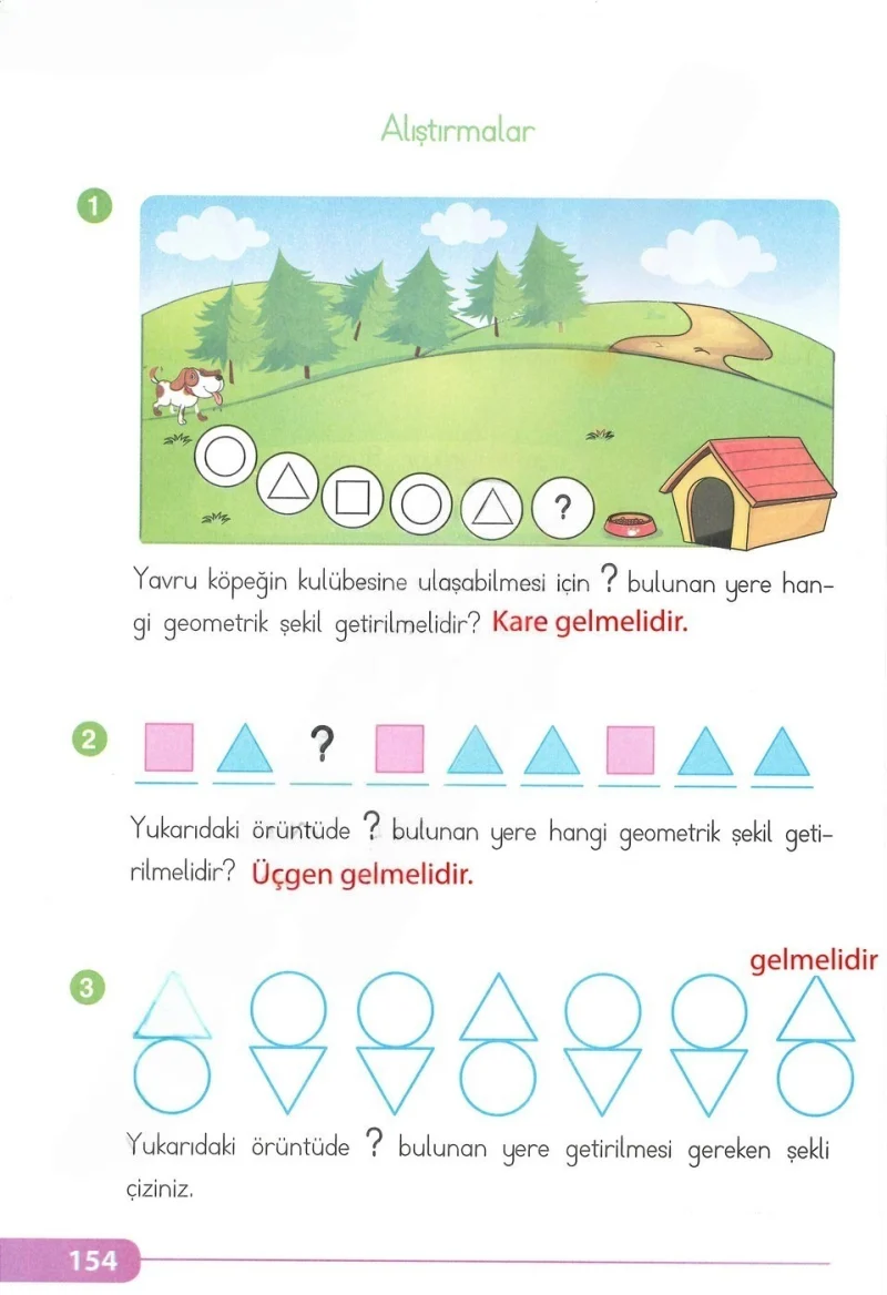 2. Sınıf Matematik Ders Kitabı Cevapları Tekno Artı Yayınları Sayfa 154 Çözüm Görseli