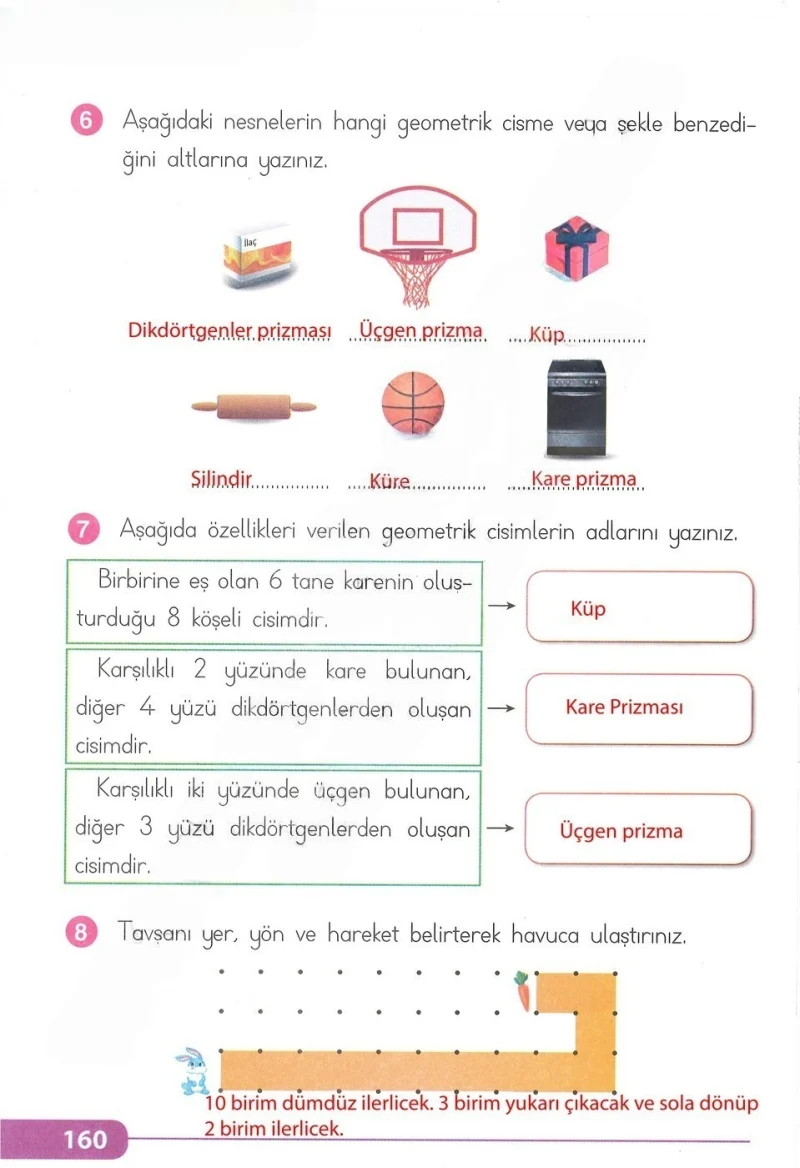 2. Sınıf Matematik Ders Kitabı Cevapları Tekno Artı Yayınları Sayfa 160 Çözüm Görseli