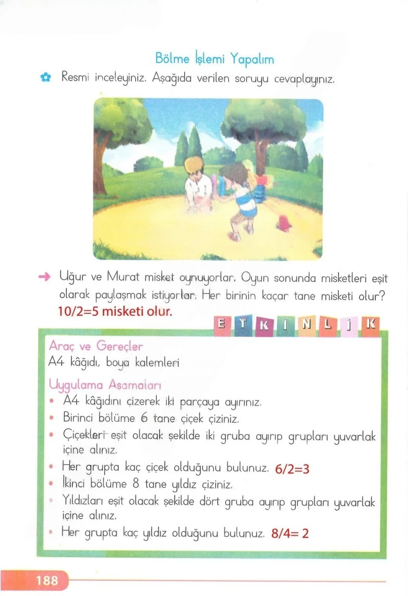 2. Sınıf Matematik Ders Kitabı Cevapları Tekno Artı Yayınları Sayfa 188 Çözüm Görseli