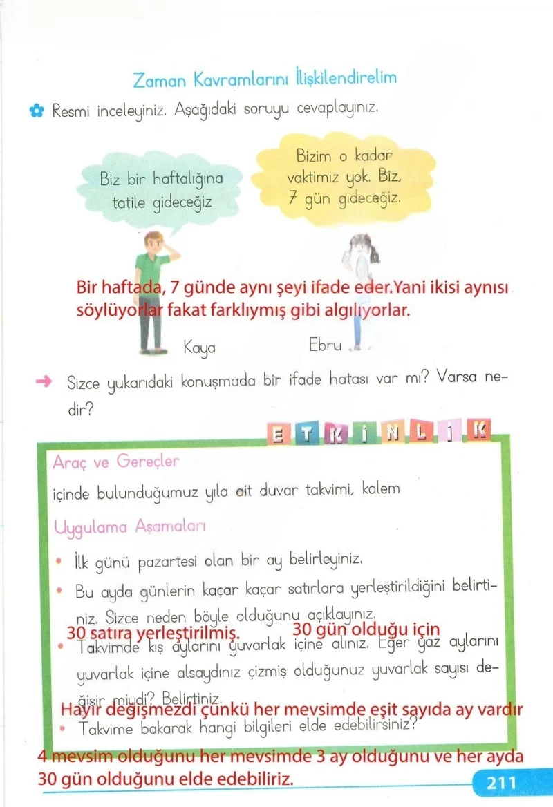 2. Sınıf Matematik Ders Kitabı Cevapları Tekno Artı Yayınları Sayfa 211 Çözüm Görseli